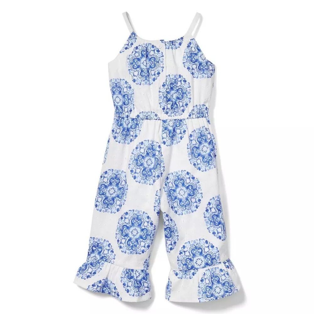 Girls Rachel Zoe for Janie & Jack Medallion Jumpsuit, Size 7
